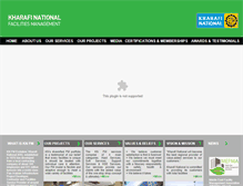 Tablet Screenshot of kharafinational-fm.com